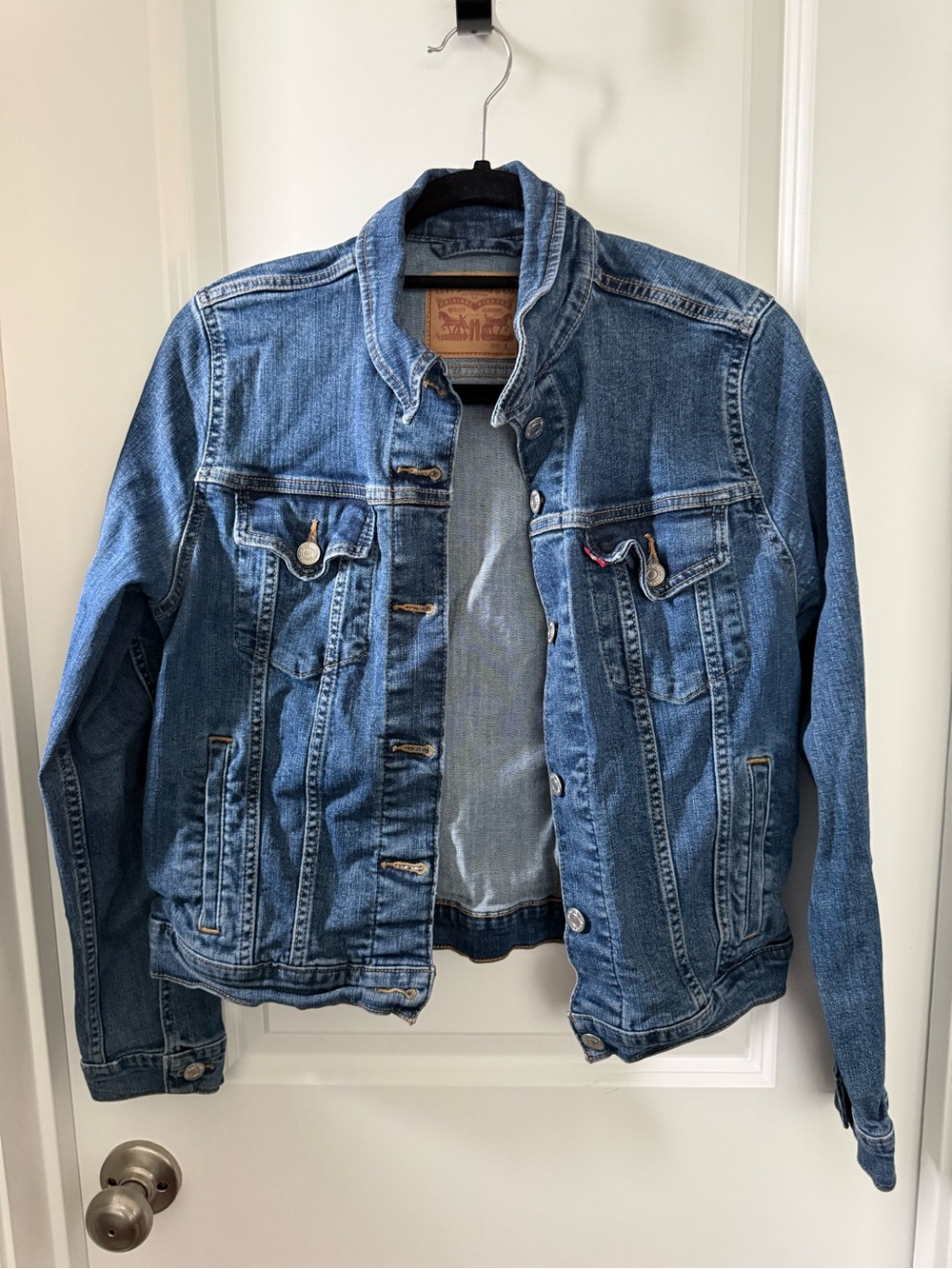 Levi's Medium Blue Denim Jacket with Chest Pockets